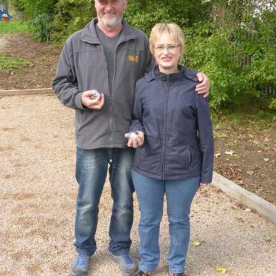 05die Ersten Boule Sieger Gisela Und Rainer Faber